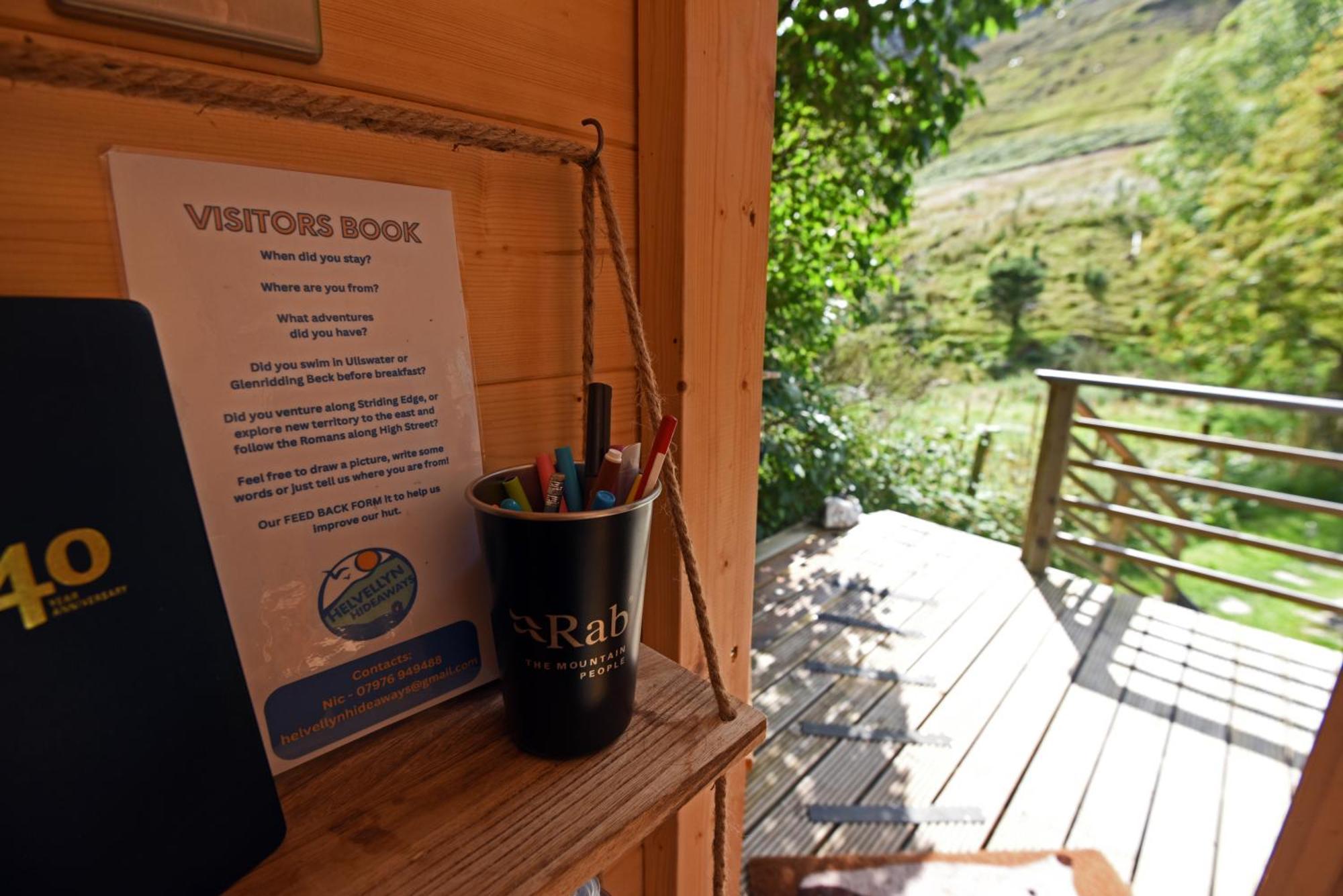 Helvellyn - The Hut - Twin Or Double Hotel เกลนริดดิง ภายนอก รูปภาพ